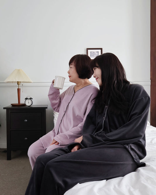 【ベルベット表起毛】ユニセックス パジャマセット