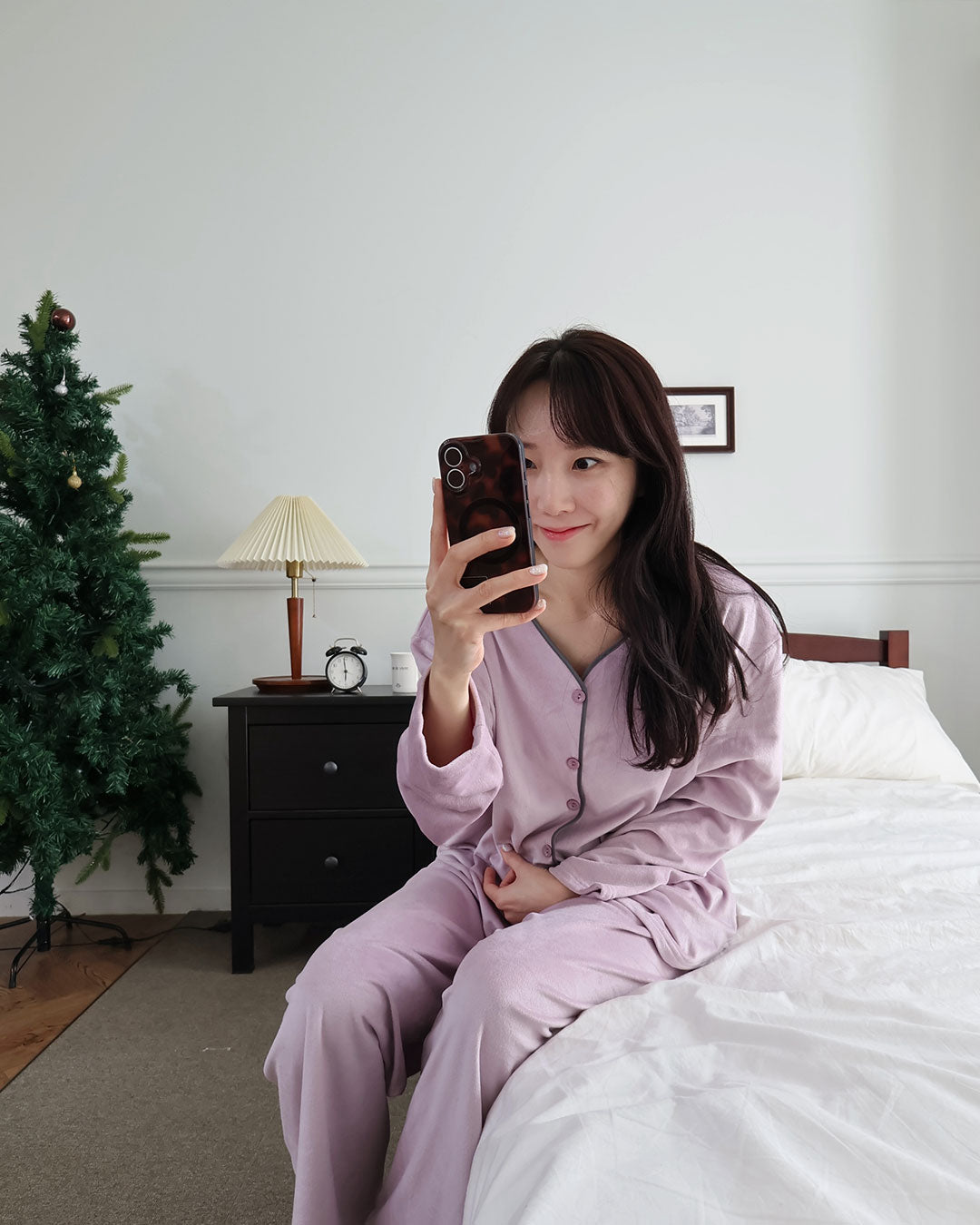 【ベルベット表起毛】ユニセックス パジャマセット