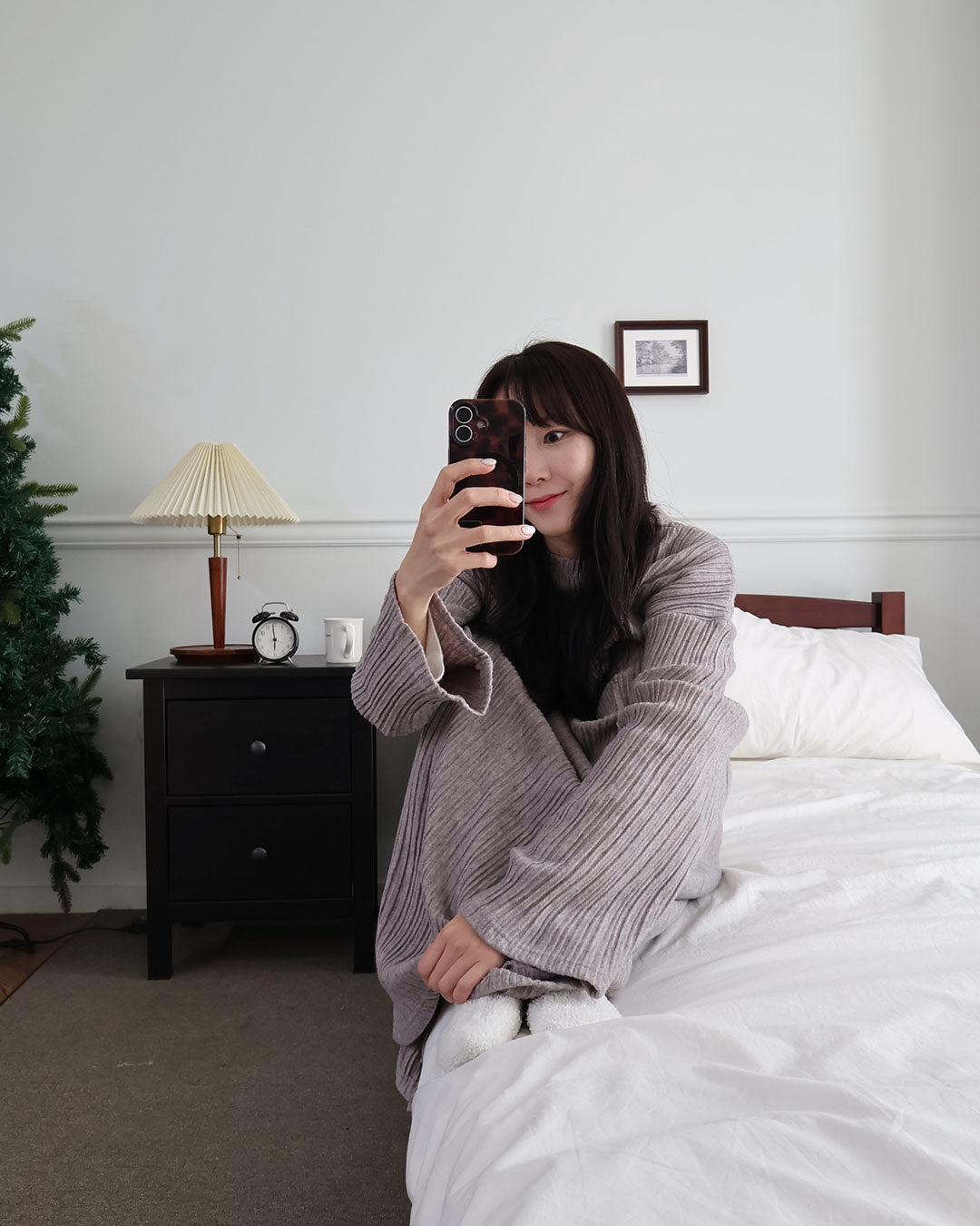 【表起毛】チュロス ルームワンピース（ロング）