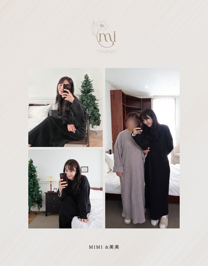 【表起毛】チュロス ルームワンピース（ロング）