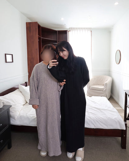 【表起毛】チュロス ルームワンピース（ロング）